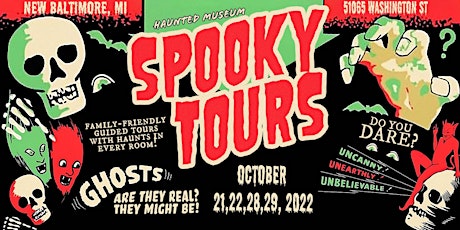 Haunted Museum Spooky Tour 8PM 10/21