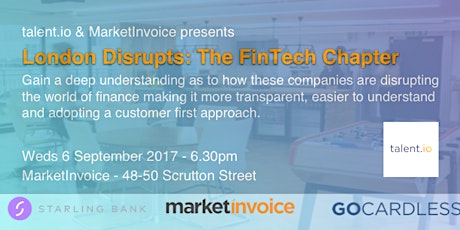 London Disrupts: The FinTech Chapter primary image