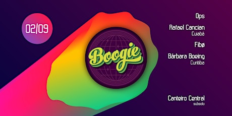 Imagem principal do evento Boogie ◐ 02/09