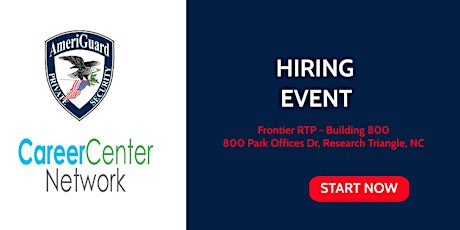 Hiring Event. Durham, NC. Now Hiring  Contracted Federal Security Officers