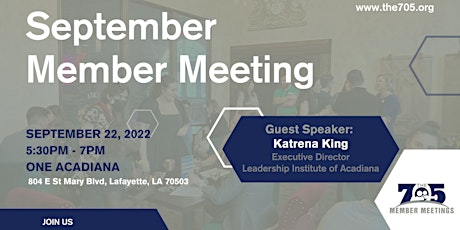 September Member Meeting