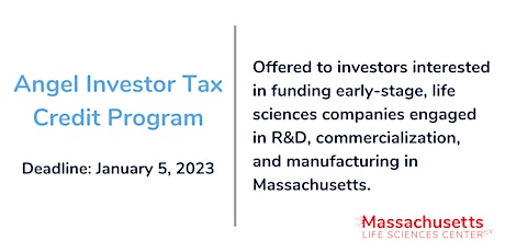 MLSC 2022 Angel Investor Tax Credit Program Info Session primary image
