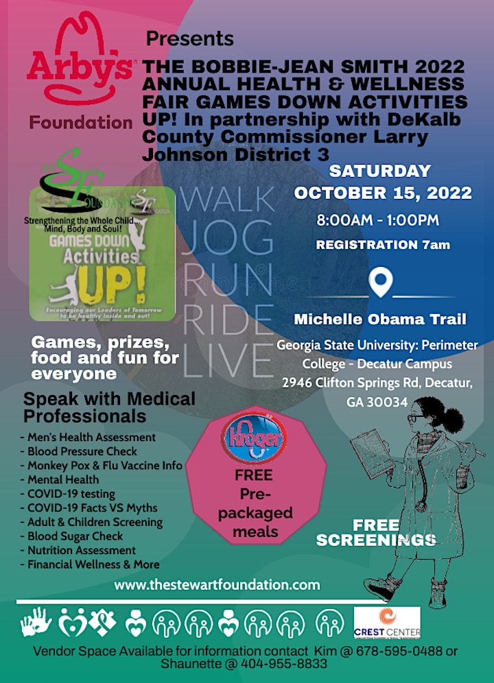 Games Down, Activities Up!  Bobbie-Jean Smith 2022 Annual Health & Wellness image