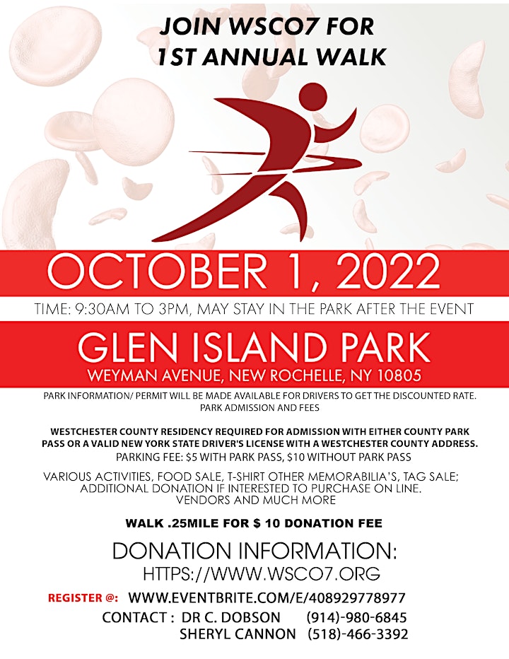 First Annual Westchester Sickle Cell Outreach Walk image
