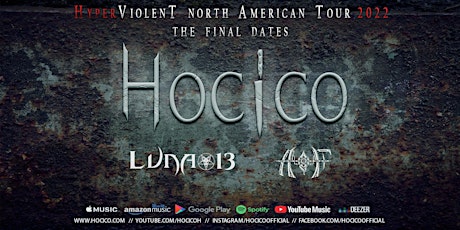 Hocico, Luna13, Absynthe of Faith & Unidad Obscura (early show)