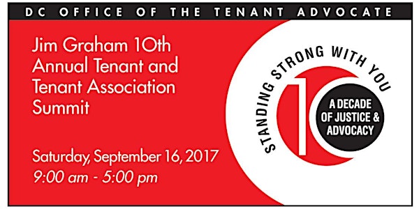 Jim Graham 10th Annual Tenant and Tenant Association Summit