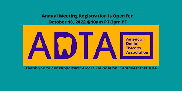 American Dental Therapy Annual Meeting