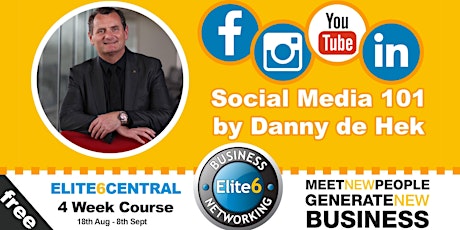 Social Media 101 by Danny de Hek - Facebook by Elite6 primary image