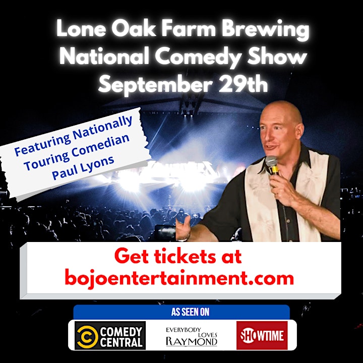 Special National Comedy Show @ Lone Oak Farm Brewing image