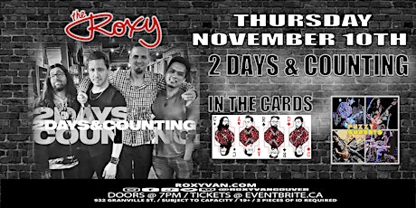 2 DAYS & COUNTING W/ IN THE CARDS & FUZZY SUNDAYS