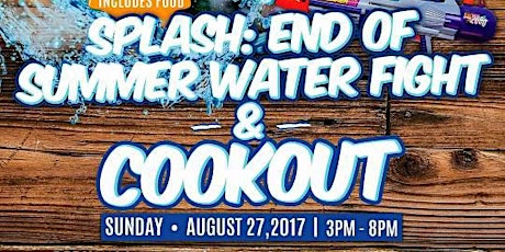 FAREWELL TO THE SUMMER: COOKOUT & WATER FIGHT  primary image