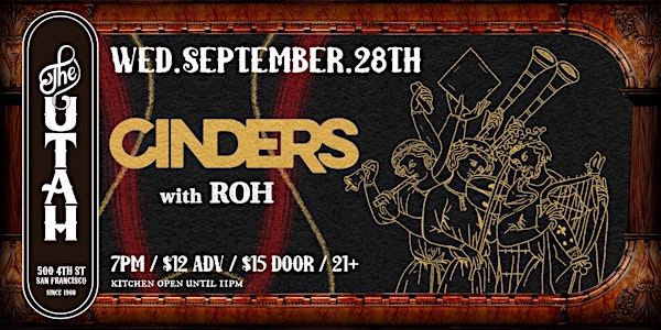 Cinders w/ guests, ROH & TBA