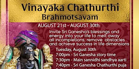 Ganesha Chathurthi Celebrations