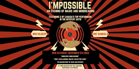 I'MPOSSIBLE: An Evening of Magic & Mind Reading