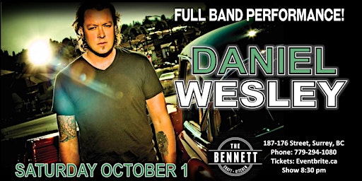 Daniel Wesley Full Band Performance!