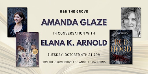 Amanda Glaze signs THE SECOND DEATH OF EDIE AND VIOLET BOND at BN The Grove