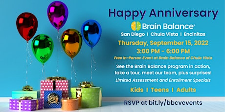 Anniversary Party - Brain Balance Chula Vista