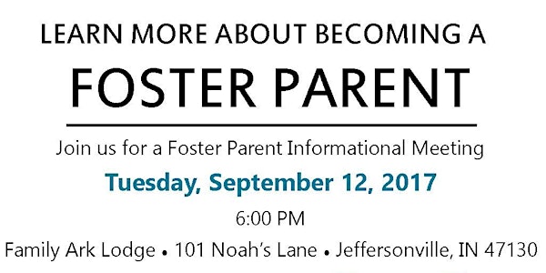 Foster Parent Informational Meeting