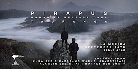 Imagen principal de Surge Audio Presents: Pirapus Nomad Ep Tour Release | Tauranga
