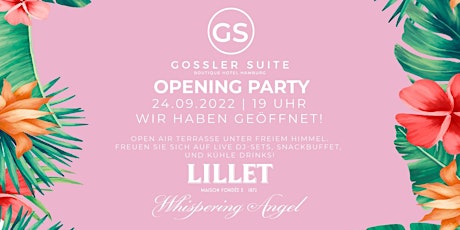 Hauptbild für OPENING PARTY - Gossler Suite Boutique Hotel Hamburg