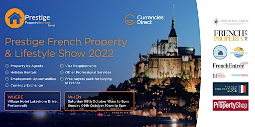 Prestige French Property & Lifestyle Show 08th & 09th October