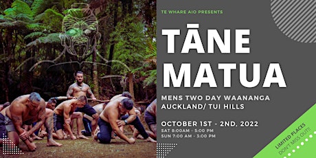 TĀNE MATUA - 2 DAY WAANANGA primary image