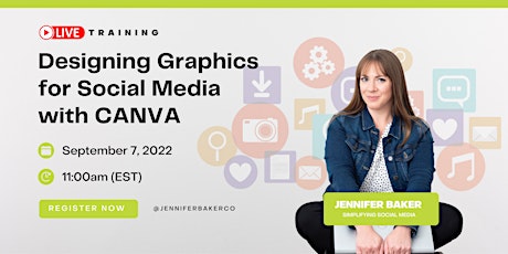 Designing Graphics for Social Media with CANVA | LIVE COURSE
