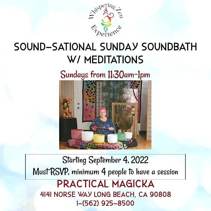 Sound-Sational Sound Bath Sundays with Shirlee image