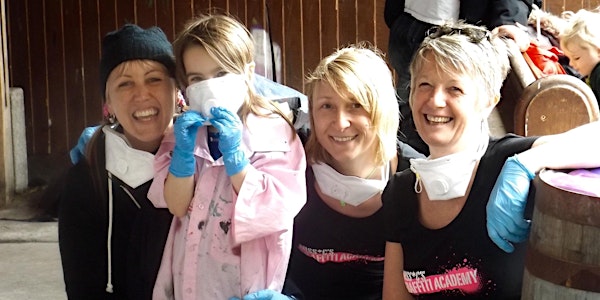 Miss*C's Graffiti Workshops at Cheltenham Paint Jam 2017