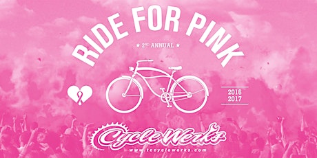 "Ride for Pink": Charity bicycle ride and event for the benefit of Friends in Pink. primary image