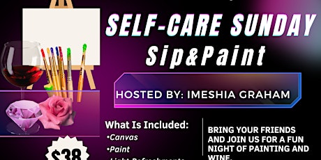 Self-Care Sunday Sip & Paint