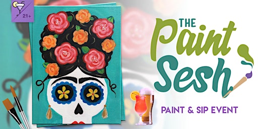 Paint and Sip in Downtown Riverside, CA – “La Frida” at The Riverside Food