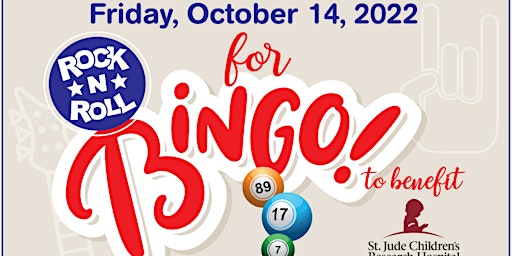 Rock and Roll Bingo to benefit St. Jude Children's Research Hospital