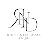 Logotipo da organização Right Next Door Designs