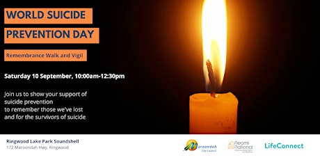 World Suicide Prevention Day: Remembrance Walk and Vigil primary image