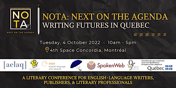 NOTA: Next on the Agenda - Writing Futures in Quebec