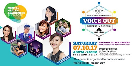 World Mental Health Day - Voice Out! Concert in the Park