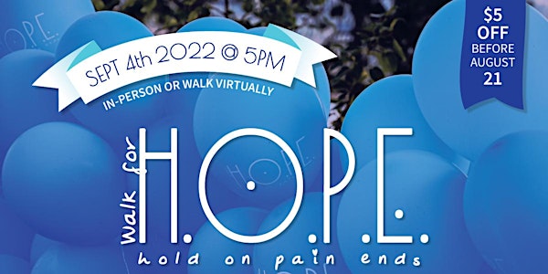 Walk for Hope 2022 Event