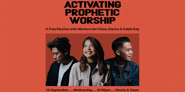 Public Elective: Activating Prophetic Worship (In person tickets)