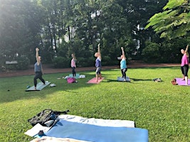 Outdoor yoga and meditation
