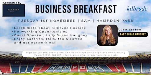 Kilbryde Hospice November Business Breakfast