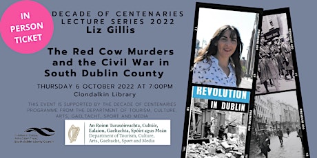 In Person Ticket - The Red Cow Murders and the Civil War in South Dublin primary image