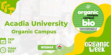 Organic Campus: Acadia University