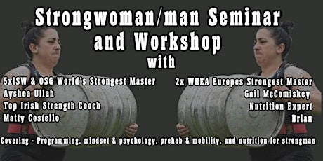 Strongwoman/Man Seminar and Workshop
