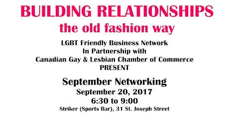 September Networking - Presented by LGBT Friendly Business Network & CGLCC  primary image