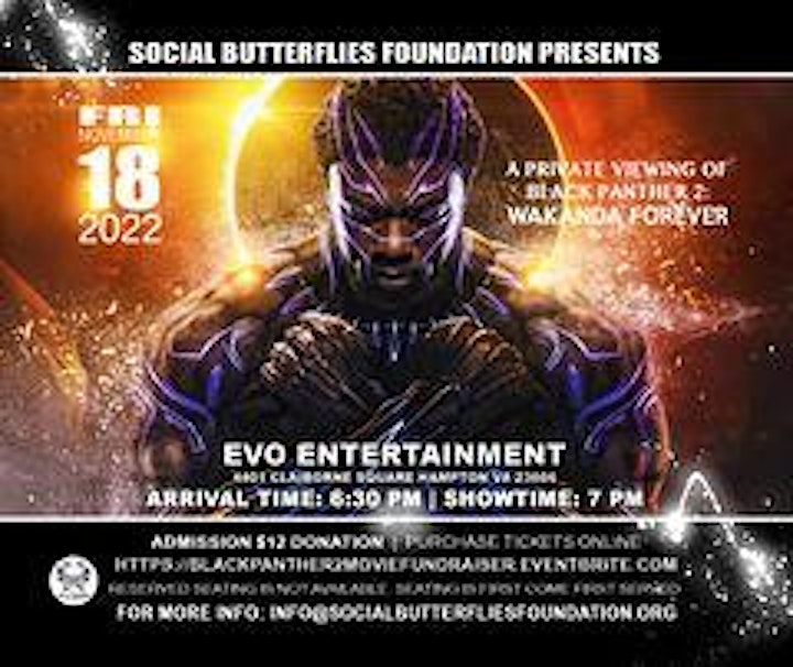 Black Panther 2: Wakanda Forever Movie Fundraiser image