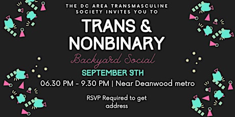 Trans & Nonbinary Backyard Social primary image
