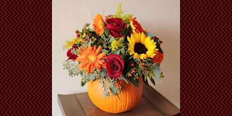 Pumpkins & Flower Centerpiece