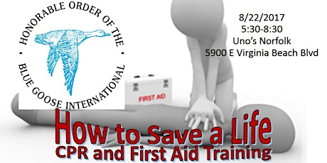 Blue Goose Presents: How to Save a Life - CPR/First Aid Training primary image