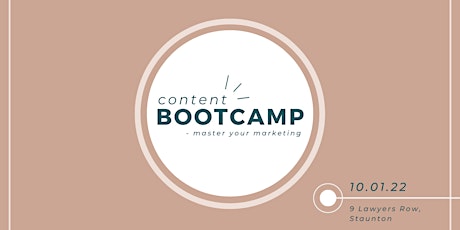 Content Marketing Bootcamp at Virginia Creative Collective